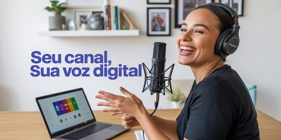 Cidadãos comuns estão descobrindo que é possível criar canais e podcasts profissionais com poucos recursos — e com a ajuda das tecnologias de IA, o resultado pode ser surpreendente.