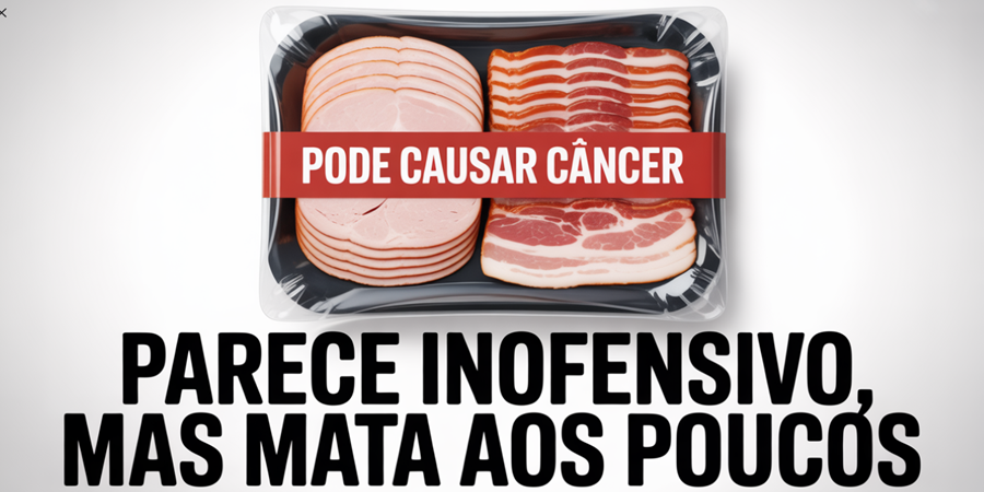 Presunto e bacon podem conter nitritos — substâncias associadas ao aumento do risco de câncer intestinal, segundo a OMS.