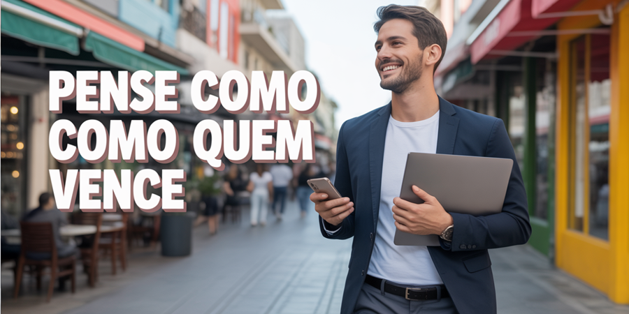 Empreendedores de sucesso não nascem prontos — eles constroem uma mentalidade que transforma desafios em oportunidades./ Ideia