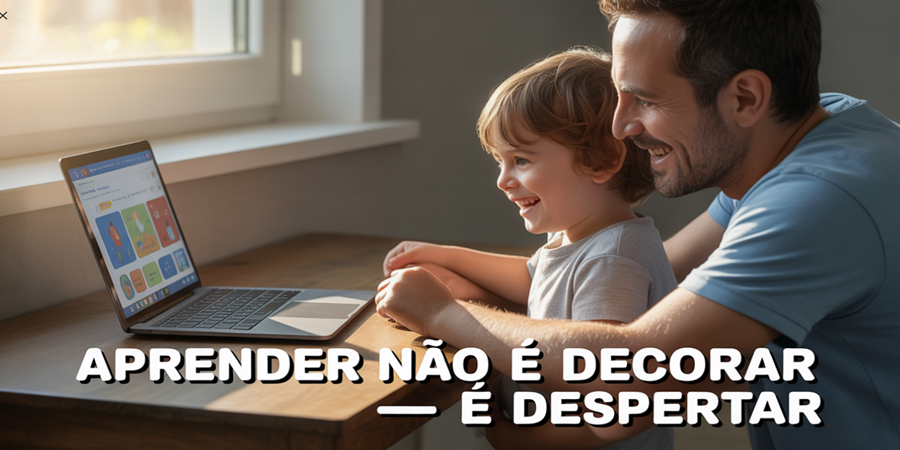 Quando pais e filhos aprendem juntos, a tecnologia vira ponte — não barreira