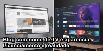 TV do Bairro: Licenciamento profissional não é blog com nome de TV
